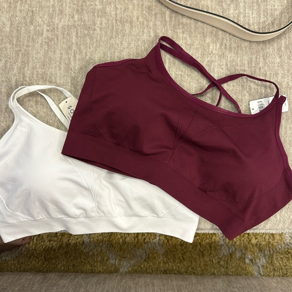 Soma Seamless Bra, Sz XL - White